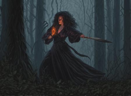 Fantasy Card Art XL - Wizards/Witches V1