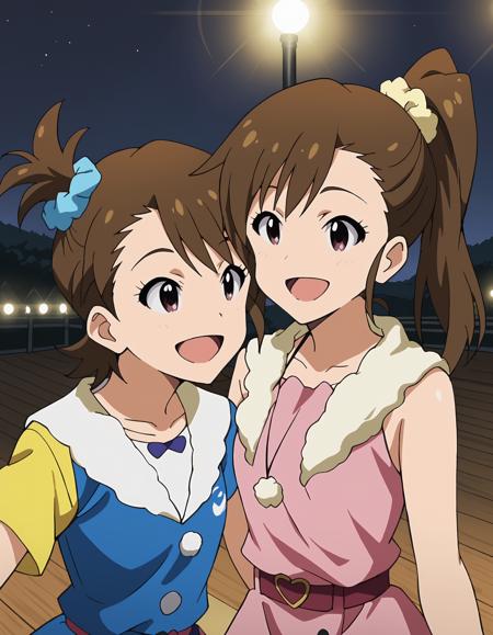 Ami and Mami Futami (The iDOLM@STER 2011 anime art style) V1