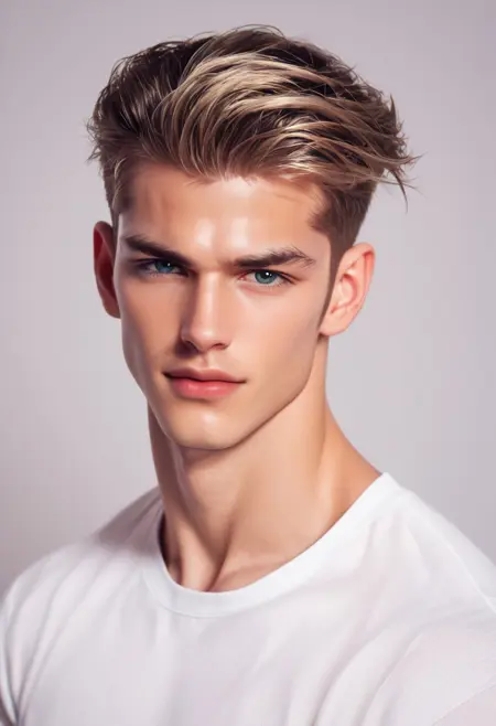 Handsome male models' face (18-30) /realism/