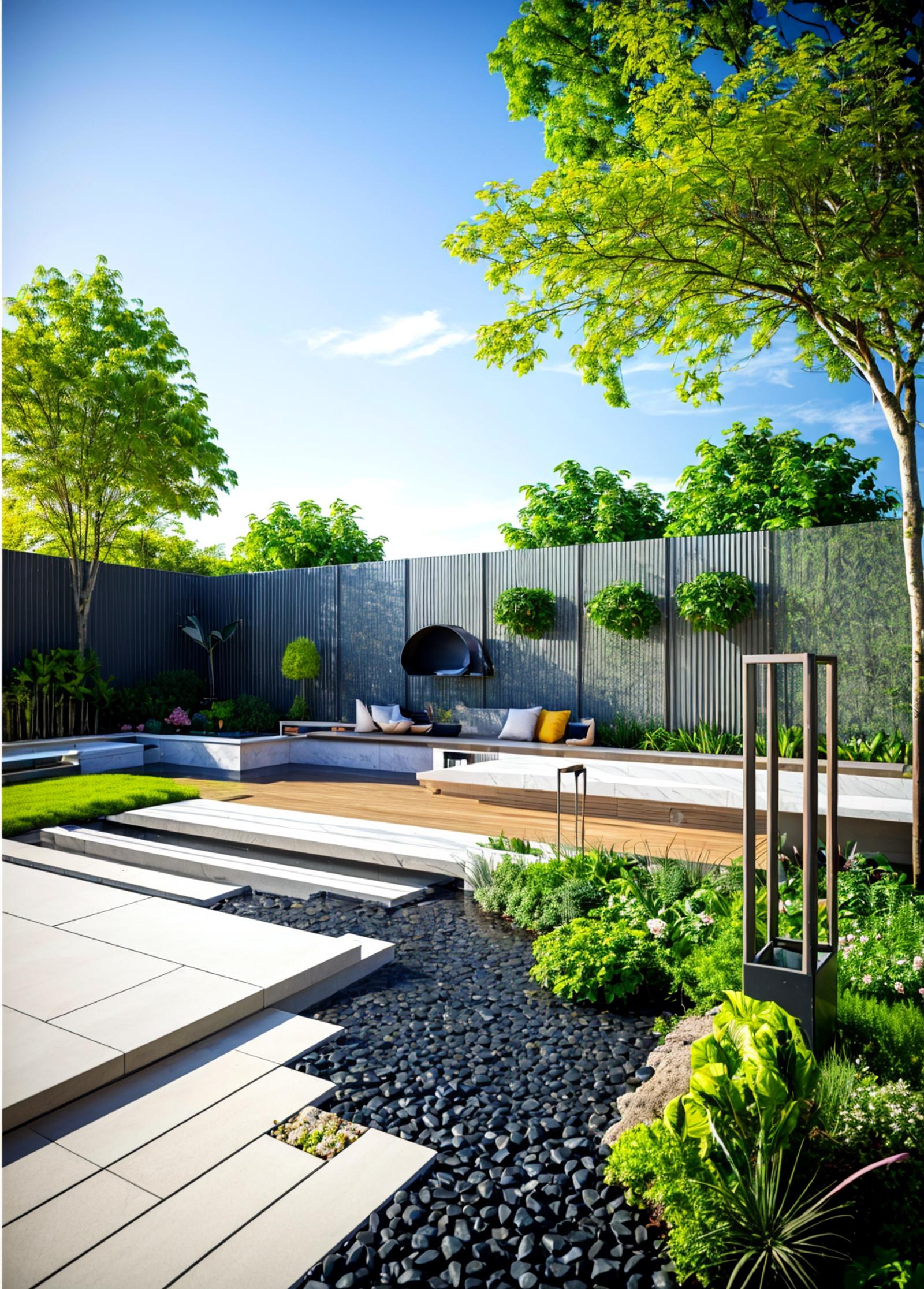 Modern Courtyard/现代庭院-冰醋酸 image by superloongv587