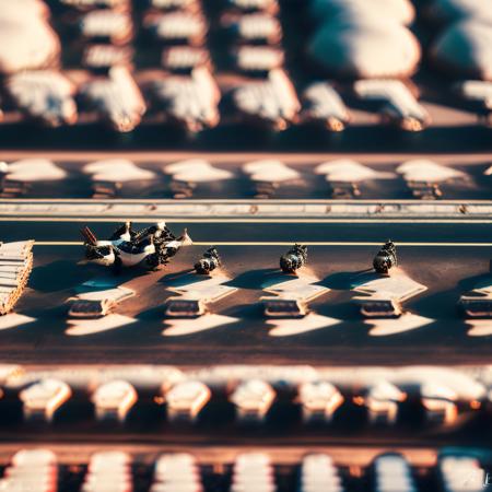 photo, Goose Army Attack from Above!