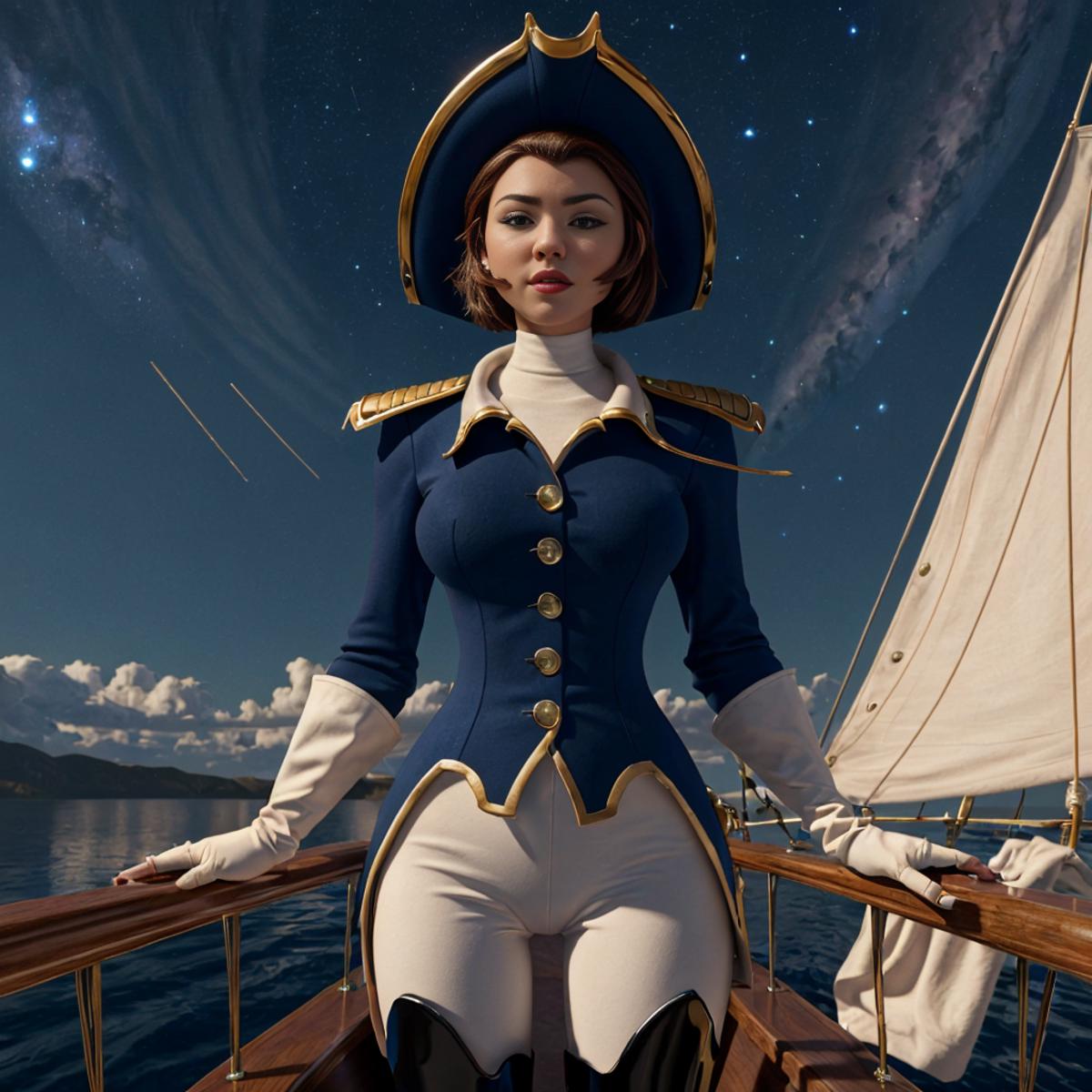 Captain Amelia (treasure planet) Disney By YeiyeiArt image by Anime_Diffusion