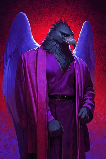 Old World Vulture Anthro