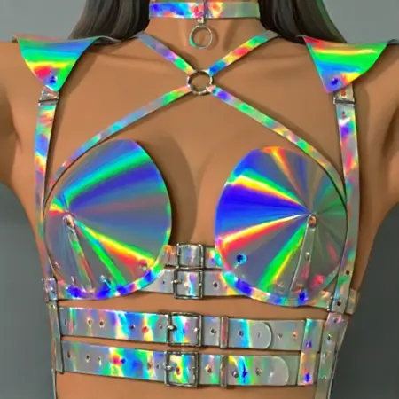 Holographic Cone Corset [illustrious]
