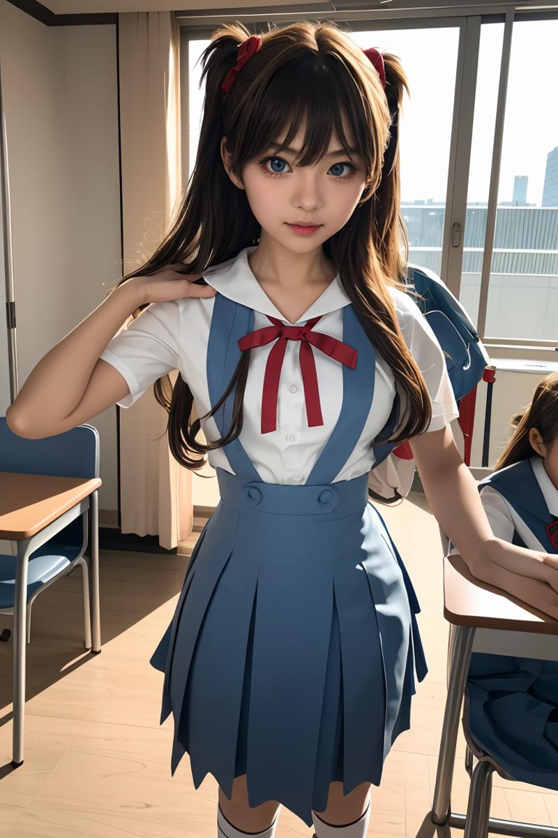 EVA 校服 tokyo-3 middle school uniform image by MarkWar
