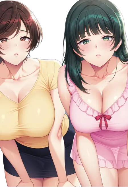 Iwase Kaori岩瀬 香織 and Kayabe Yuuna 茅部 結奈 - (2 Character Pack) Kabe no Mukou no Tsuma no Koe 3 ANIM.teamMM