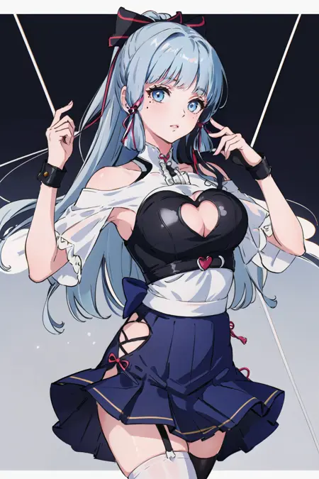 Kamisato Ayaka + costumes SD1.5