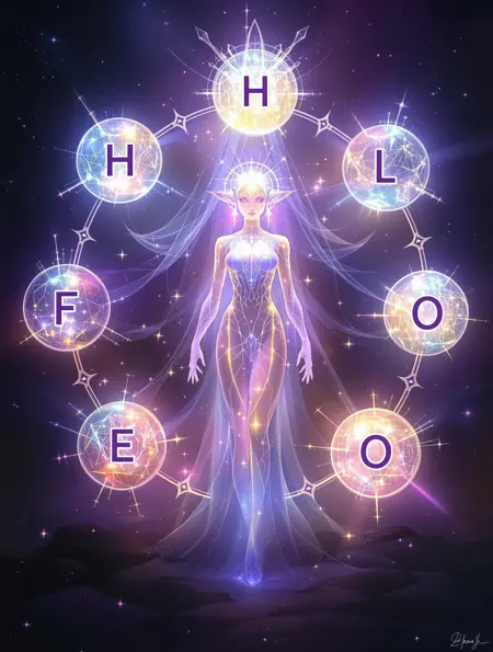 Humanoid Bioluminescence translucent Elements