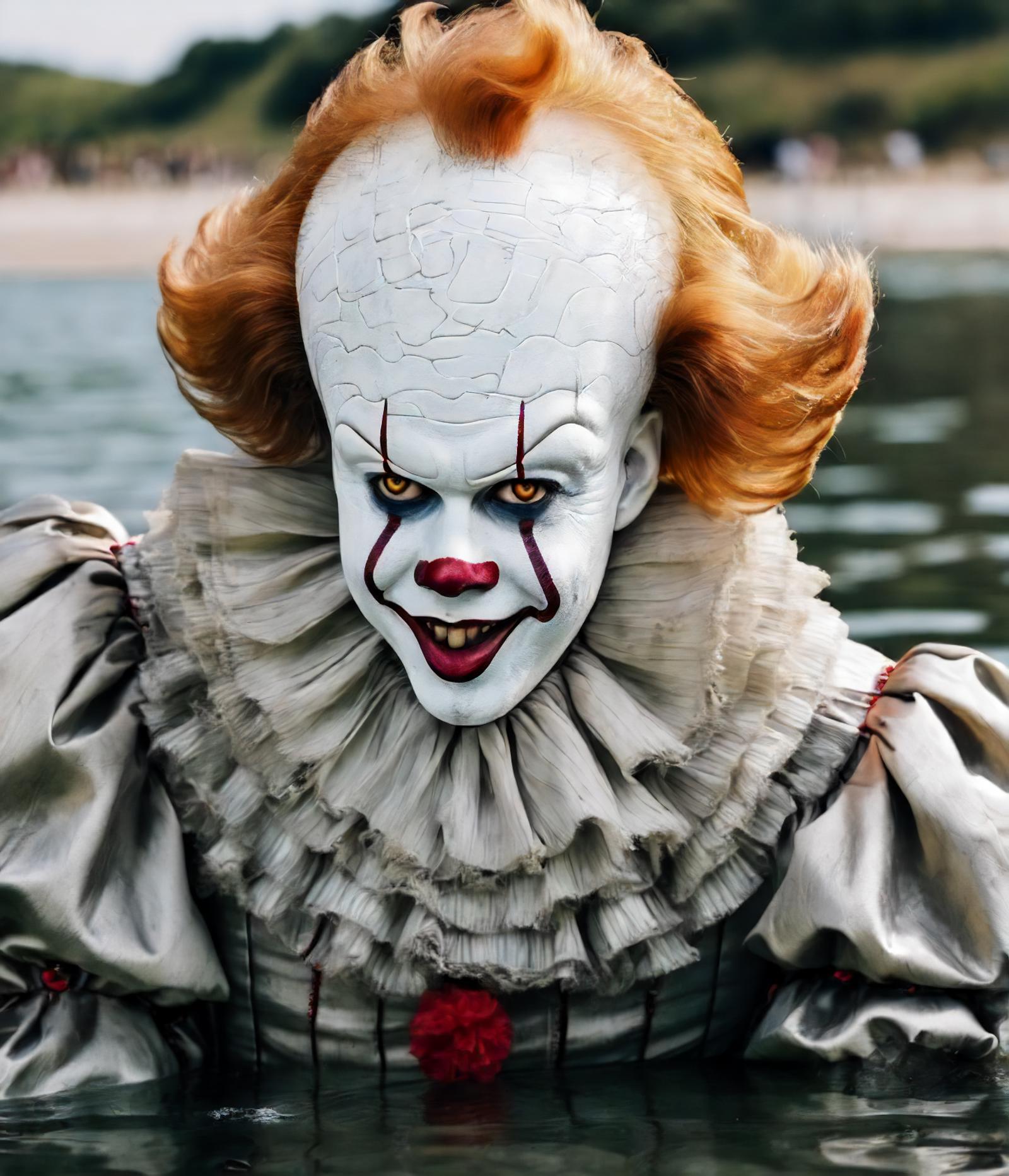 Pennywise SDXL from IT 2017 image by ORNARTS