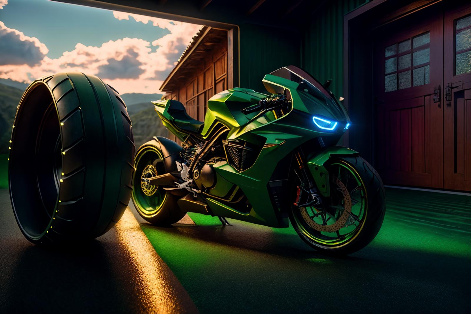 Futuristic Motorcycle Generator Concept image by DeViLDoNia