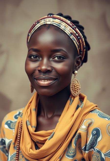 beautiful African woman