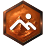 Bronze Background Badge