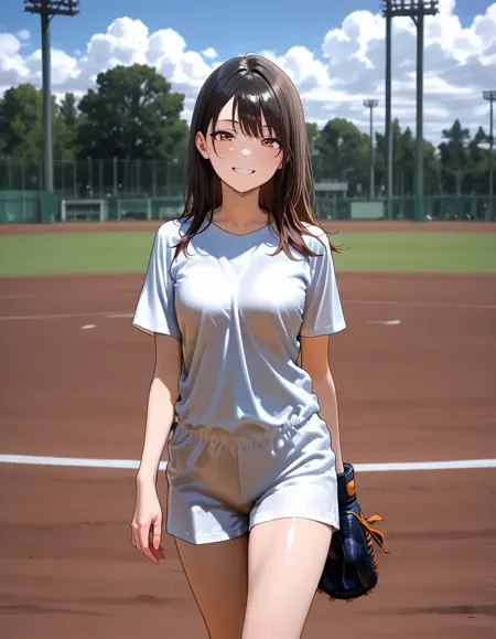 日本の運動公園 、 野球グラウンド / Sports park , Baseball field
