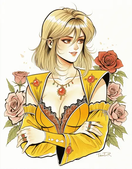 [Square (Tomomi Kobayashi)] SaGa Frontier Concept Art Style Illustrious