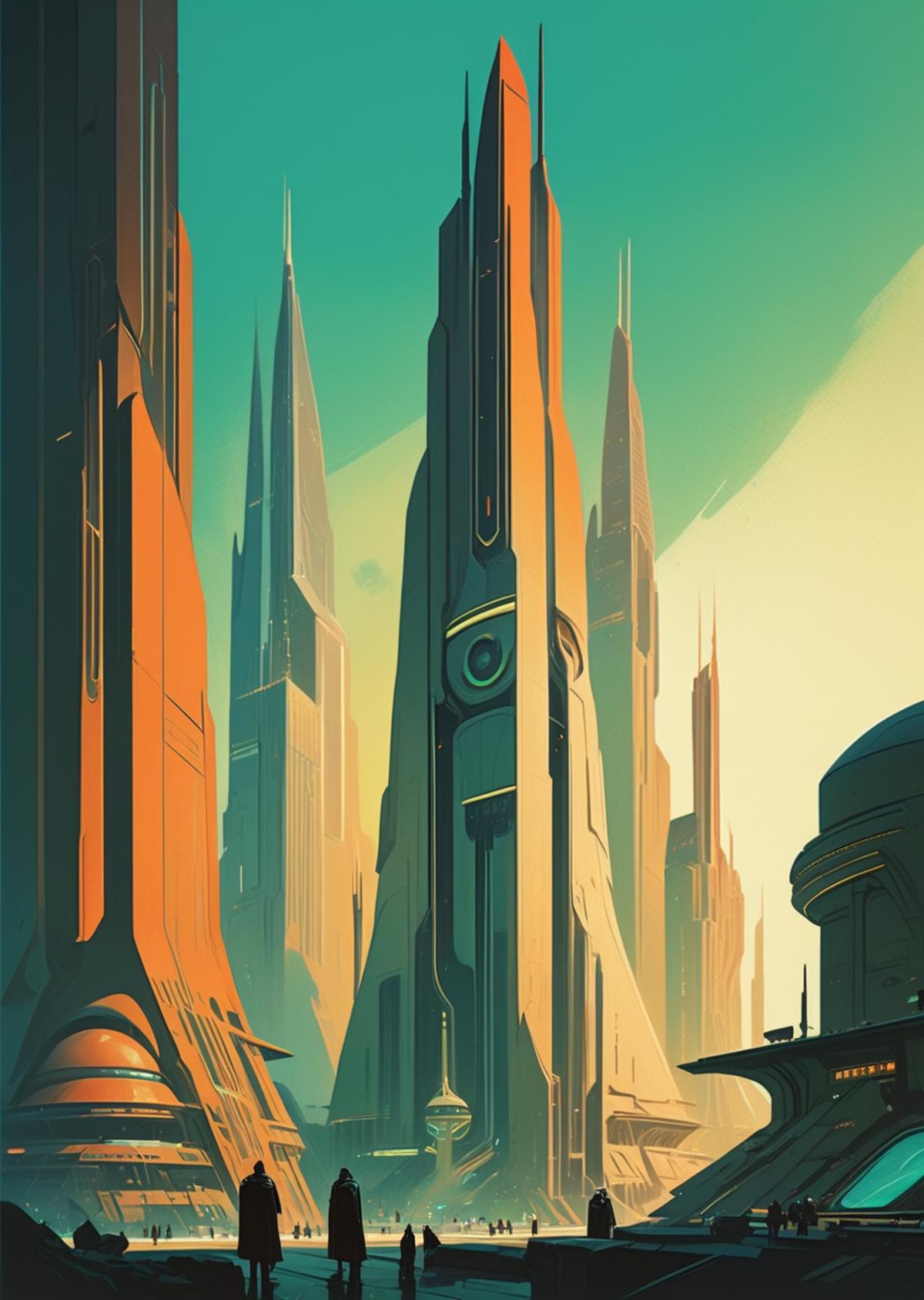 FF Style: James Gilleard - Modern Illustration Art image by bullseyetroll