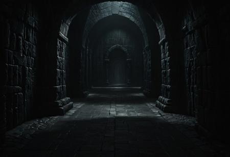 Inside a large, broad, wide, and dark dungeon chamber, two stories tall. In the distant corners are darkness and eyes sparkle back.
Dungeon, dark, chiaroscuro, low-key, realism, photograph, crisp, very dim lighting, expansive.
Masterpiece, Award-winning, cinematic still, immersive depth, sharp details, high resolution, highly detailed, high definition, photorealistic, 8K ultra-realistic, attention to detail, hyper-realistic, expansive composition, cinematic high-resolution render, photorealistic, crisp textures.