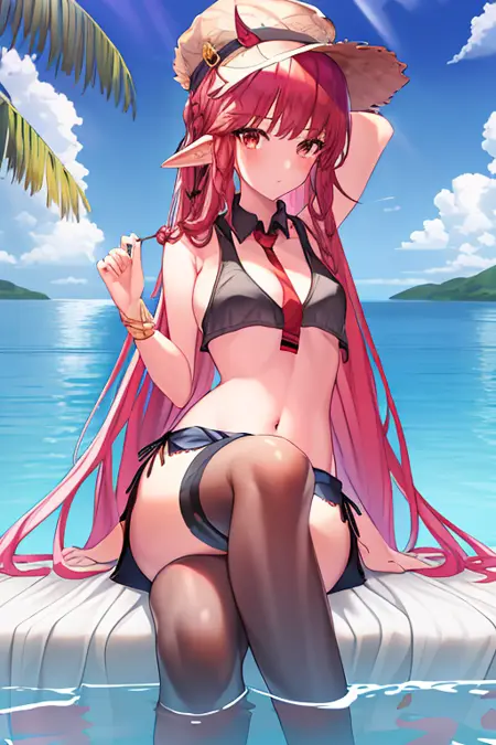 arknights 红豆 Vigna 明日方舟 基础立绘和一个皮肤立绘。