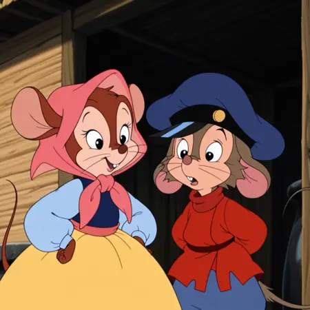 Fievel and Tanya (An American Tail: The Treasure of Manhattan Island)