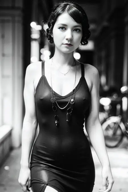 Black and White 1920s style