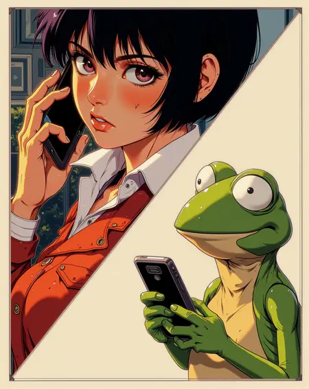 Another retro anime model - aiai 90's Manga LoRA