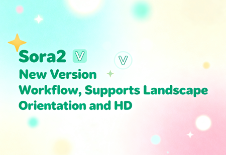 Sora2 New Version Workflow, Supports Landscape Orientation and HD v1.0