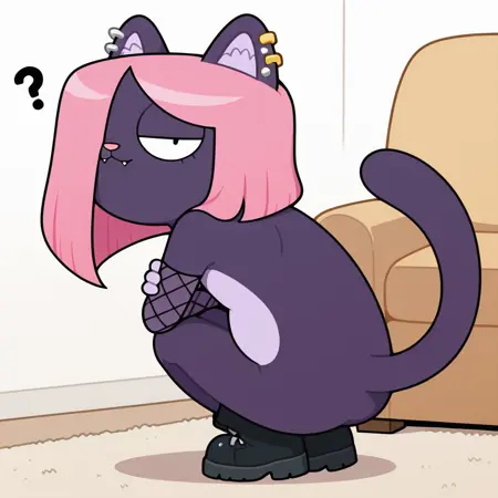 Gothic Cat Girl (Kiff)