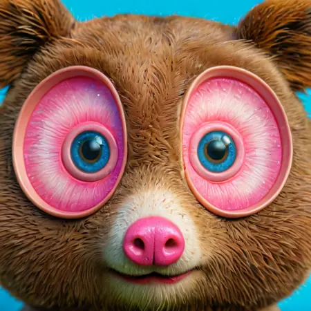 Big Funny Eyes or Glasses