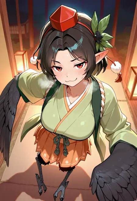 Crow Tengu (Karasu Tengu) - Monster Girl Encyclopedia (MGE)