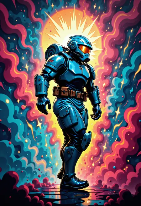 KFT Graffiti Illustration Style [Ilustrious / FLUX]