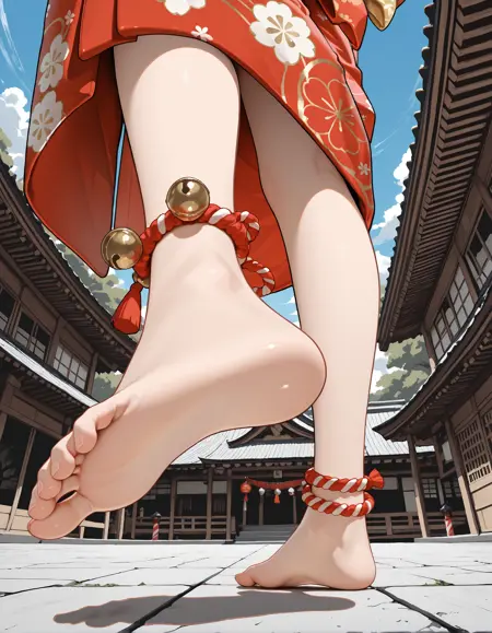 Kouhaku Nawa Anklets