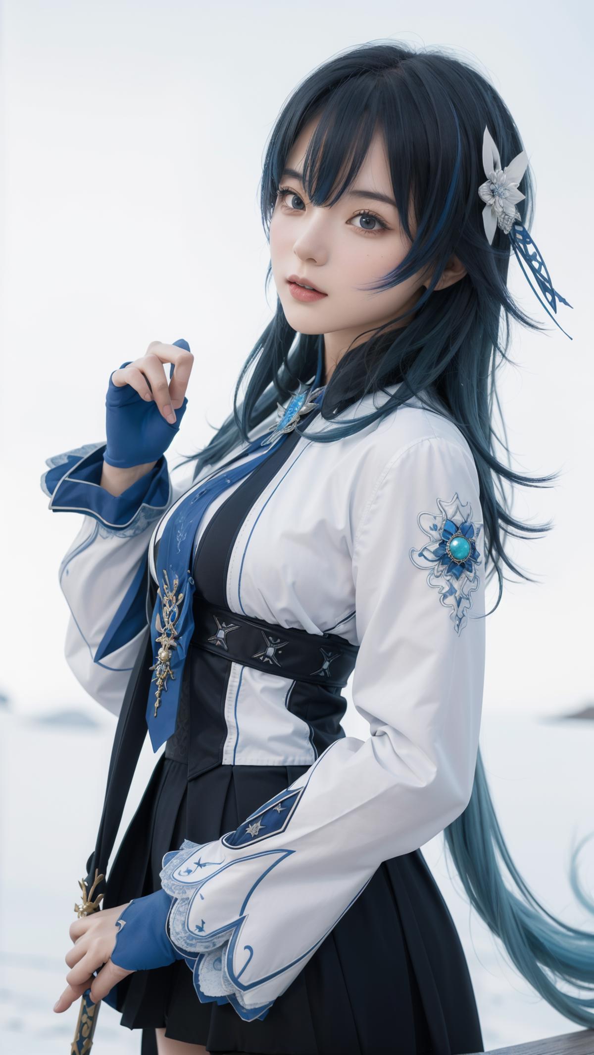 Eula Lawrence（genshin impact)_优菈·劳伦斯（原神） image by huizi_uud