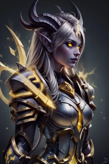 Eredar (Draenei, Lightforged, Man'ari) from World of Warcraft