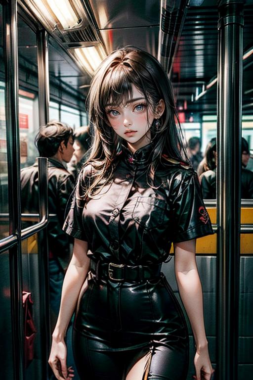 Box series - leather texture, tram goddess<全网首发—皮衣质感，电车女神Metro cool sister> image by Zcase