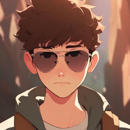 A boy wearing sunglasses,
,Cute Cartoon,CuteCartoonAF,
<lora:CuteCartoonRedmond-CuteCartoon-CuteCartoonAF:1>