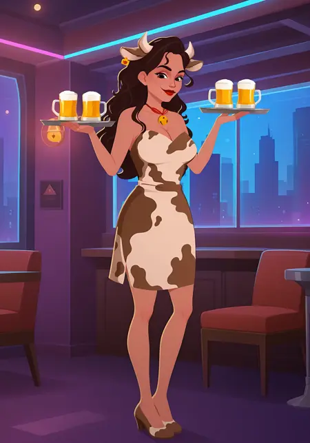 Cow Girl Stripper - AniMatters