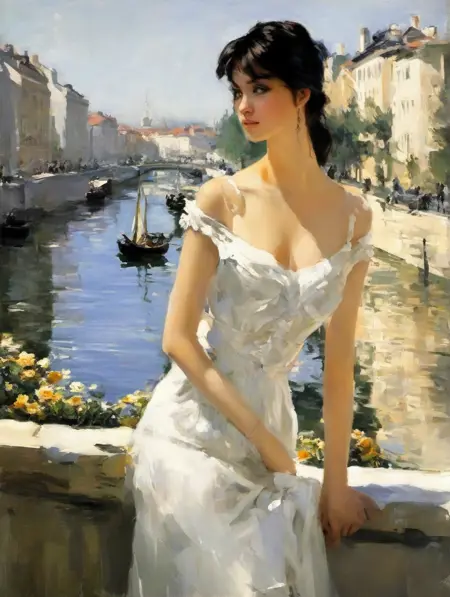 SDXL 1.0 Oil painting LORA