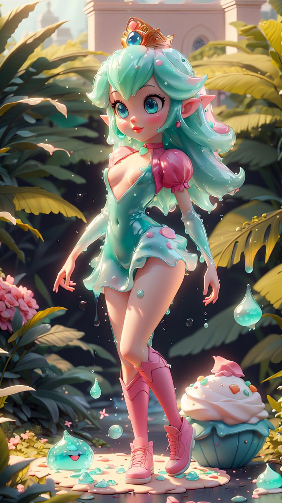 MintSlime Skin - Character Creation image by marusame