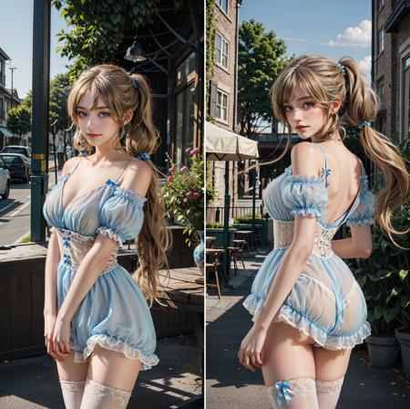 Blue Cute&Sexy Dress || 蓝色纯欲公主裙 v1.0