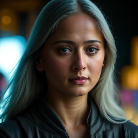 SWEETY, female cyberpunk, futurustic clothing, closeup, street, RAW photo, subject, 8k uhd, dslr, soft lighting, high quality, film grain, Fujifilm XT3