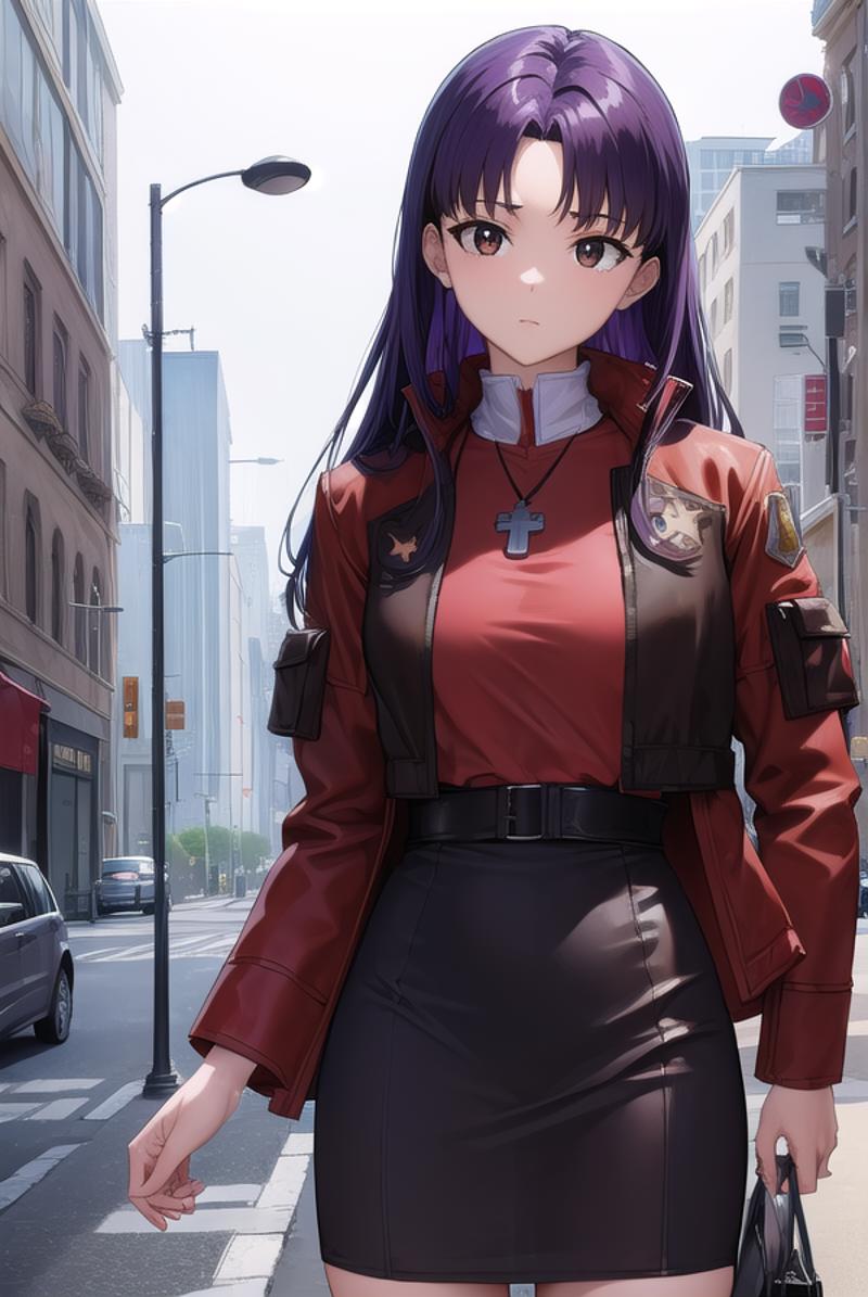 Misato Katsuragi (葛城 ミサト) - Neon Genesis Evangelion (新世紀エヴァンゲリオン) - COMMISSION image by nochekaiser881