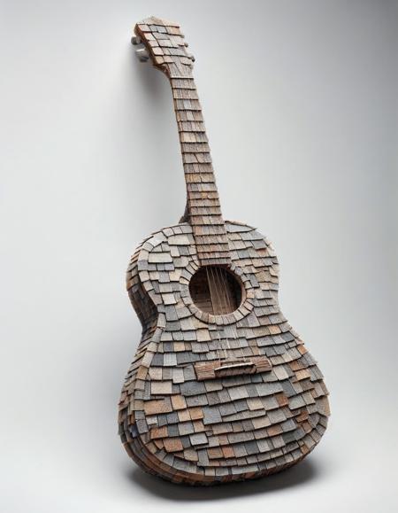 guitar made of mad-shingles <lora:Shingles_SDXL:1>