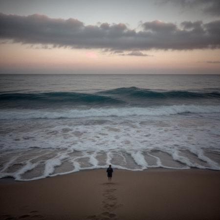 color noise,blurry,Grainy,realistic, masterpiece,sharp photo, outdoor,  sea,beach, <lora:Bad Quality and Grainy Images:0.4>