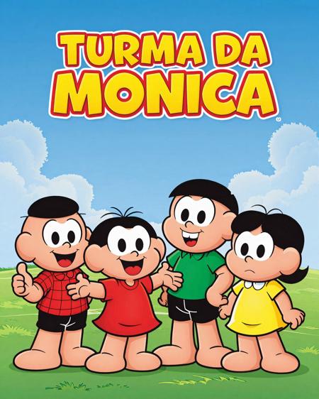 Turma da Mônica (Monica's Gang) [Flux/Illustrious] Z-Image Turbo v1.0