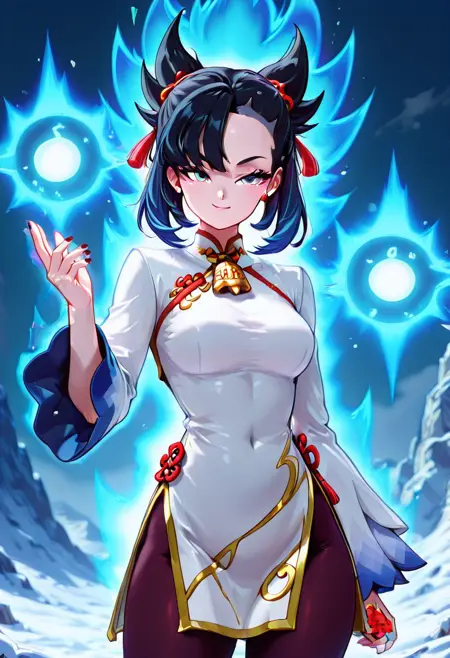 Marnyu: Spikemuth Adeptus (Marnie x Ganyu) (Pokemon x Genshin)