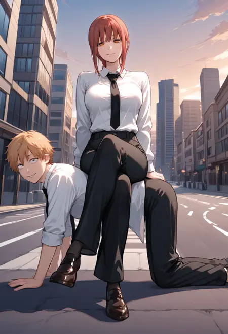 Sitting on Person
