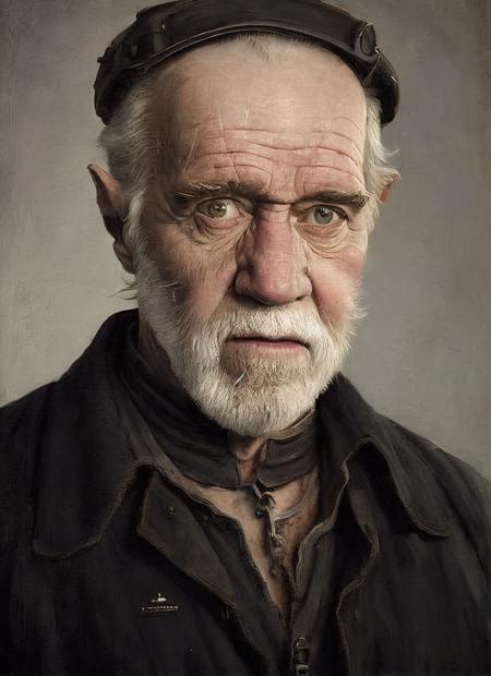 a portrait of sks person coal miner in 19th century, beautiful painting with highly detailed face by greg rutkowski and magali villanueve, <lora:locon_georgecarlin_v1_from_v1_64_32:1.25>