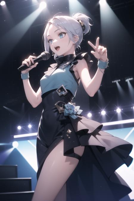 <lora:jett-000017:1> jett \(valorant\),
1girl,
stage, stage lights, idol, singing, microphone