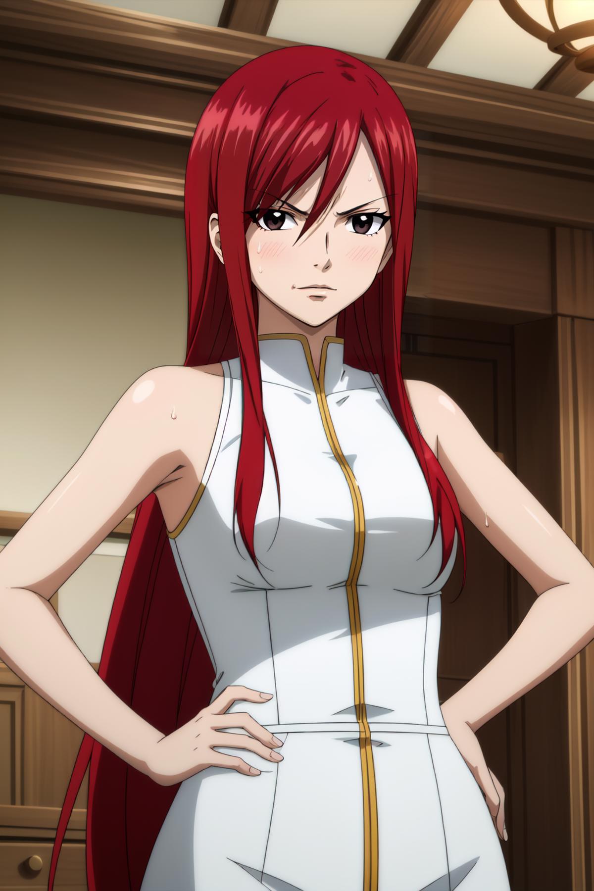 Erza Scarlet (エルザ・スカーレット) - Fairy Tail (フェアリーテイル) - COMMISSION image by PettankoPaizuri