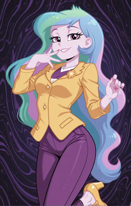 MLP Equestria Girls Vice Principal Luna and Principal Celestia