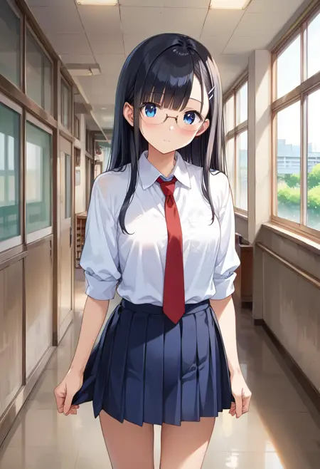 学校の廊下 / rouka PONY